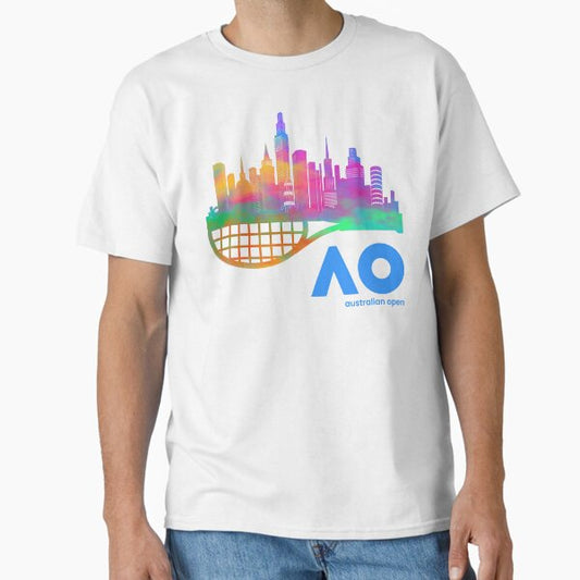 Melbourne tennis racket T-Shirt