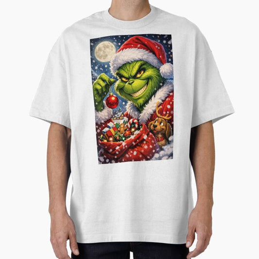 Christmas but Make It Grumpy Funny Holiday Design T-Shirt