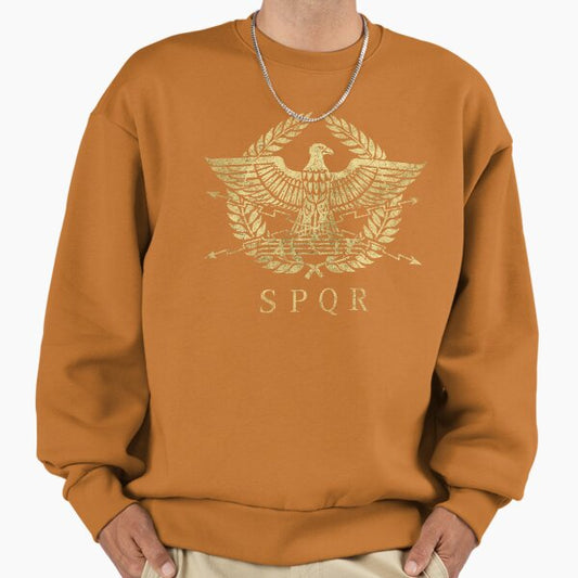 Roman Empire Emblem - Vintage Gold Sweatshirt