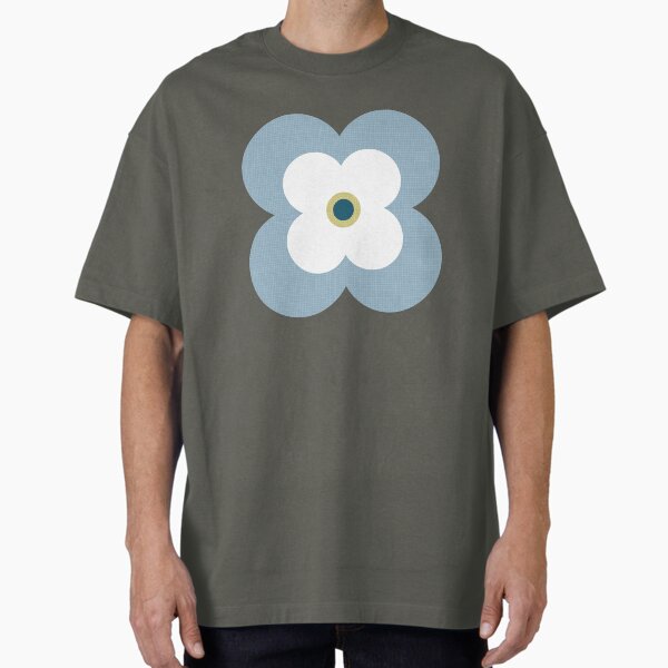 Mod Blossoms - Navy and French Blue T-Shirt