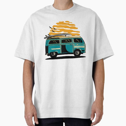 Surf Van Summer Sunset T-Shirt