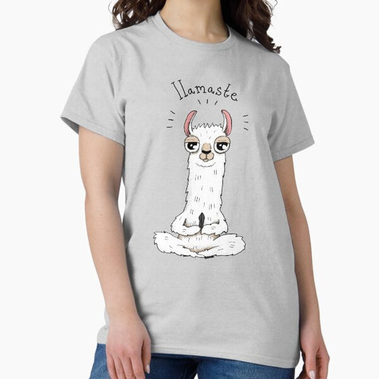Llama yoga pose with llamaste T-Shirt