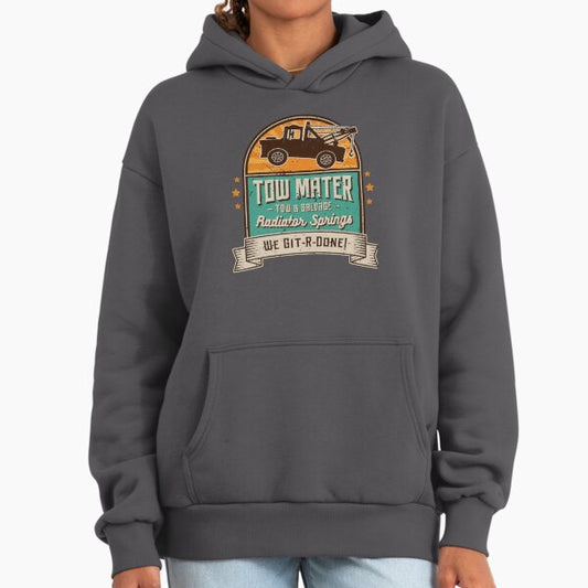 Tow Mater - Tow & Salvage - Vintage Hoodie