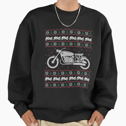 Motorbike - Ugly Christmas Sweater - Ugly Christmas Sweater - Gift Sweatshirt