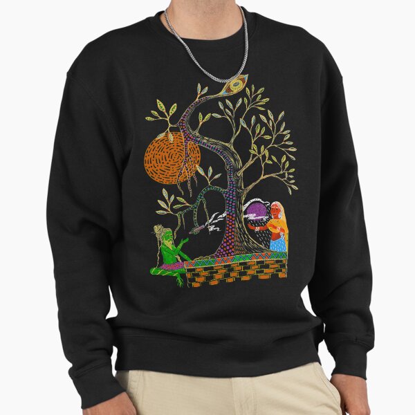 Trippy Visionary Meditating Yogi and Seer Sweatshirt