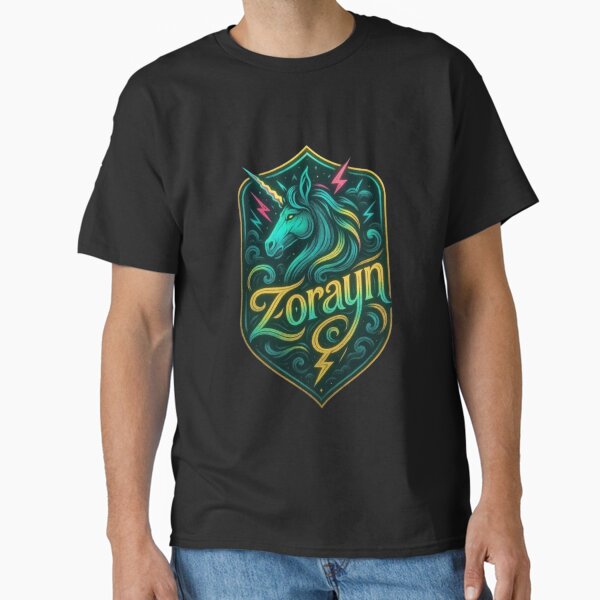 Zorayn The Unicorn – Legendary Unicorn, Magical Fantasy Horse, Mythical Creature, Enchanted Rainbow, Fairy Tale Magic T-Shirt