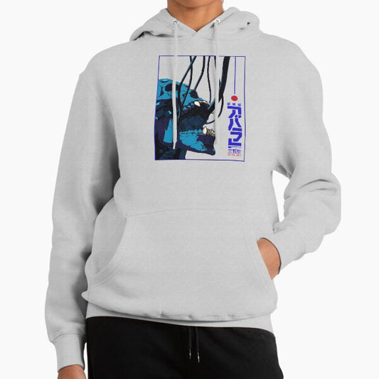 Skull Cyberpunk Cyborg Vaporwave Urban Style Hoodie