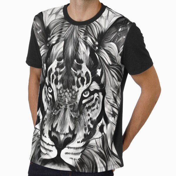 Lion portrait Graphic T-Shirt