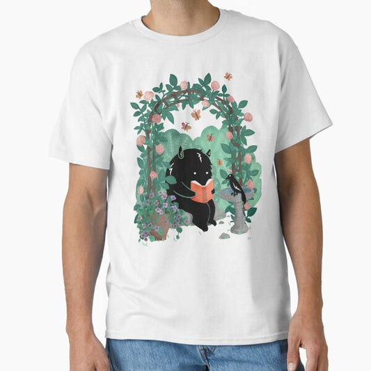A Quiet Summer Spot (Book Reading Monster) T-Shirt