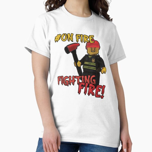 Firefighter toy figure art T-Shirt