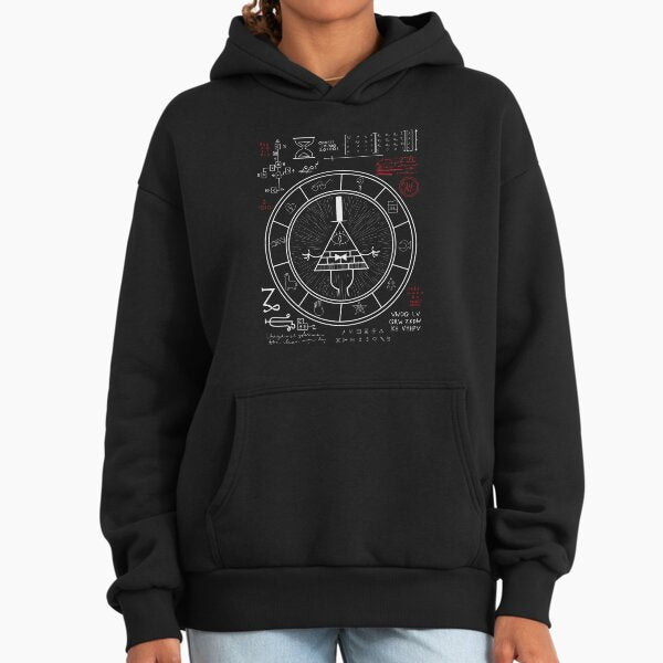 Gravity Falls - Bill Cipher Code - Black Hoodie