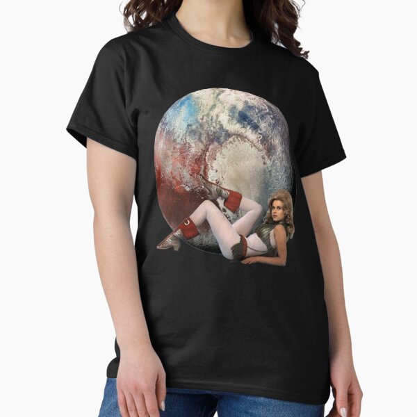 Sci Fi Barbarella Travels to Pluto T-Shirt