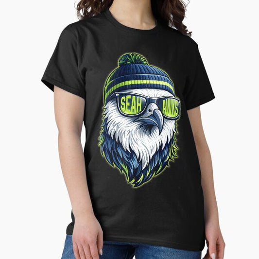 Vintage Sea Hawks High School Spirit Go Sea Hawks Love T-Shirt