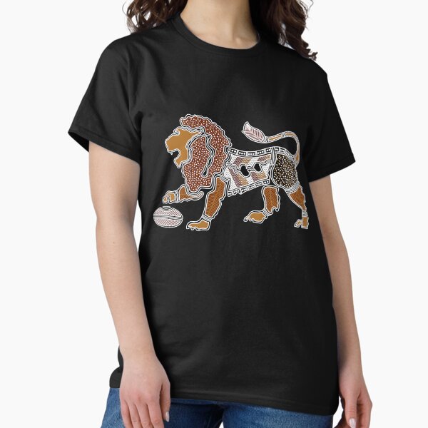 Authentic Aboriginal Art - Lion T-Shirt