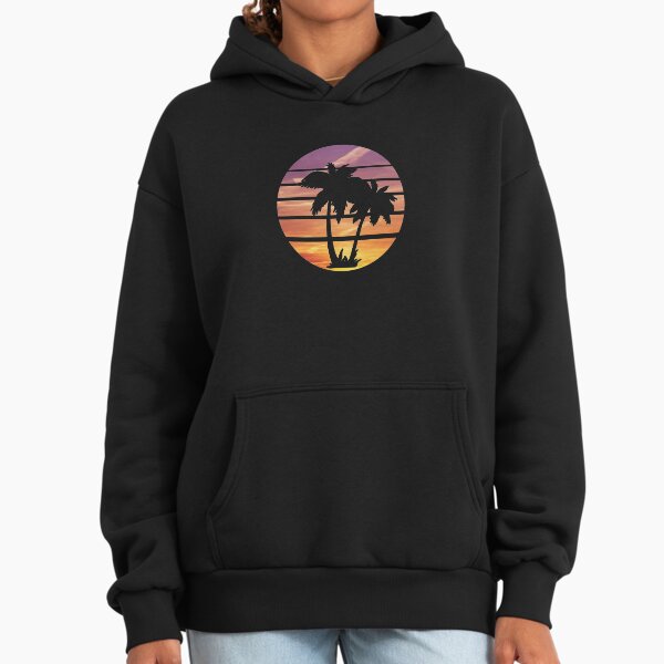 Palm Tree , Palm Tree Gifts , Palm Tree , Sunset , beach glow Hoodie