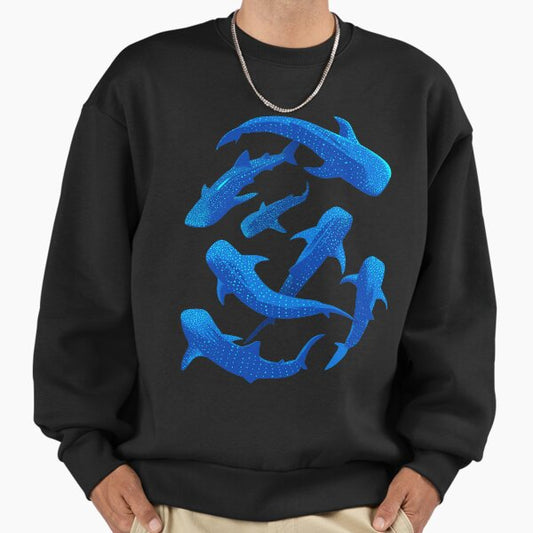 Shark Whale pattern Sweatshirt