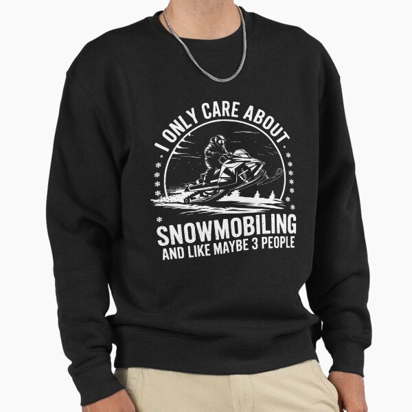 Snowmobile Motor Snowmobiling Winter Sports Sweatshirt