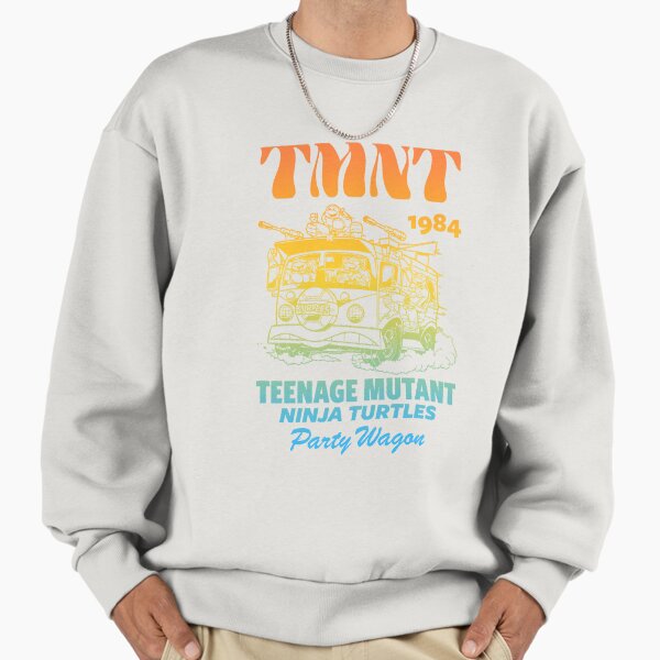 Teenage Mutant Ninja Turtles Vintage Party Wagon Rainbow Sweatshirt