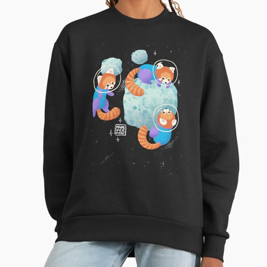 Red Space Pandas Sweatshirt