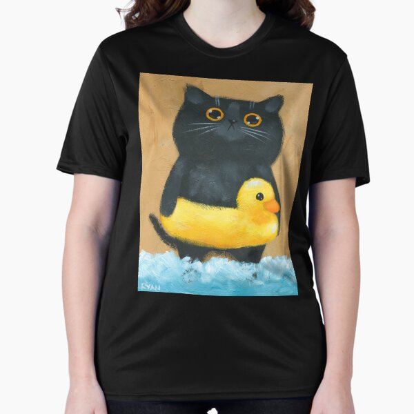 At The Beach Rubber Ducky Active T-Shirt