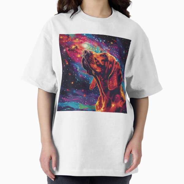 Star gazing bloodhound T-Shirt