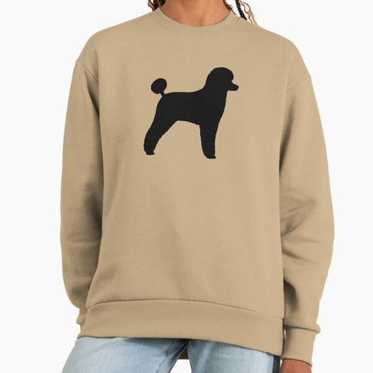 Black Toy Poodle Silhouette(s) Sweatshirt
