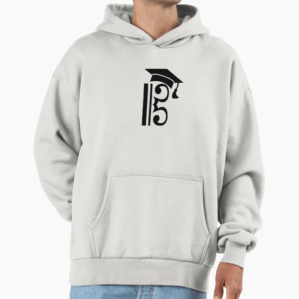 Alto Clef with Graduation Cap – Music Graduation Symbol | Academic Music Achievement Design Hoodie