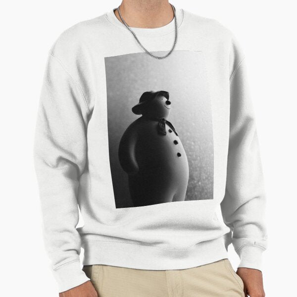 Black & White Christmas Photograph The Snowman Raymond Briggs Sweatshirt