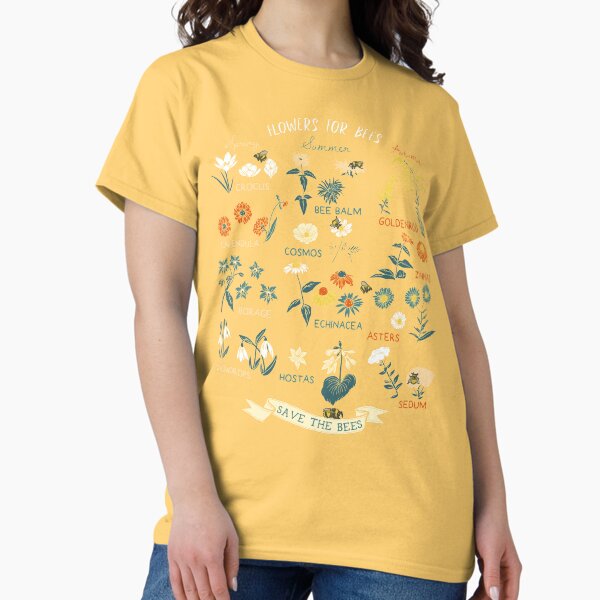 Flowers For Bees (Color) T-Shirt