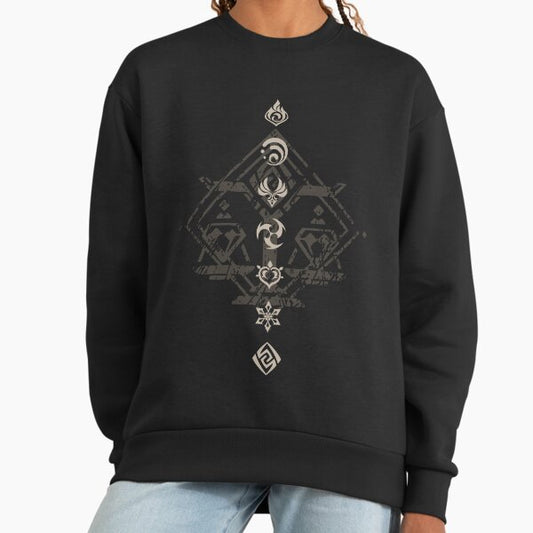 Genshin Impact All elements - Liyue version Sweatshirt