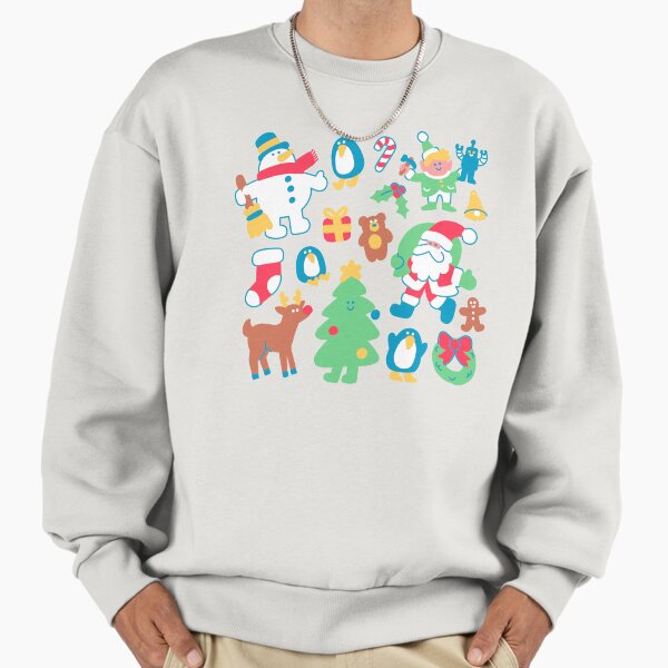 Christmas Friends Pattern Sweatshirt