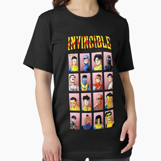 Invincible Superhero Characters T-Shirt