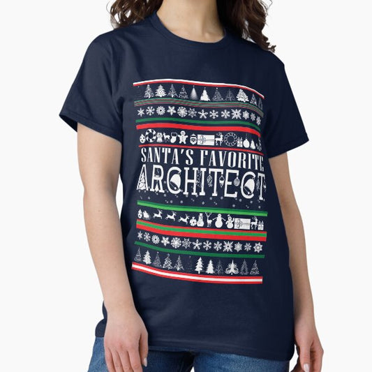 Architect Ugly Christmas Sweater T-Shirt