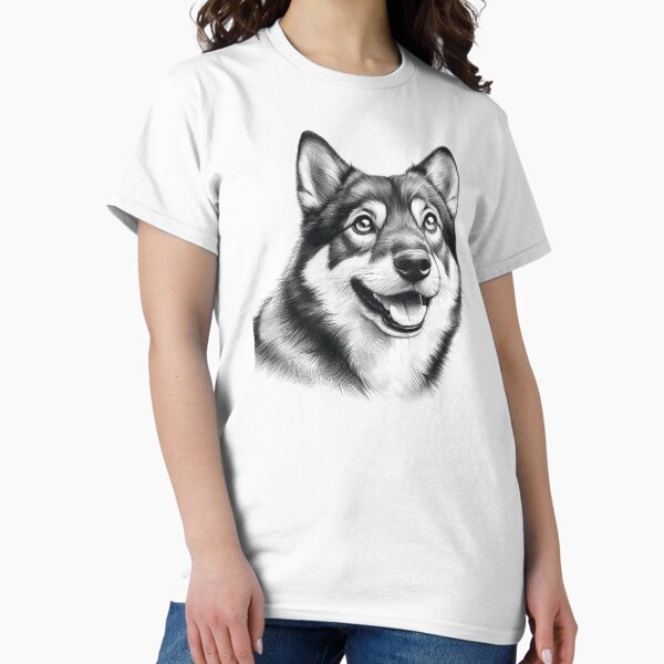 Happy fluffy dog T-Shirt