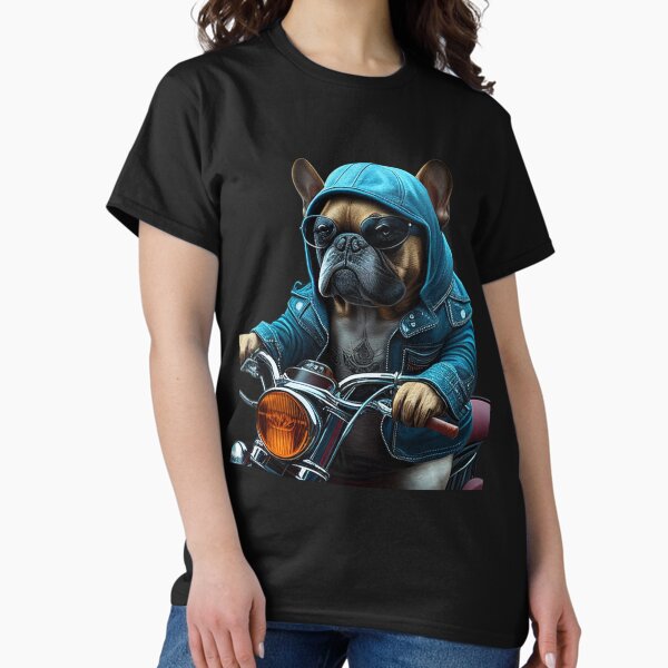 MotoFrenchie Motorized French Bulldog T-Shirt