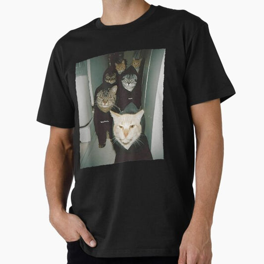 Funny Gangster Cats Street Premium T-Shirt