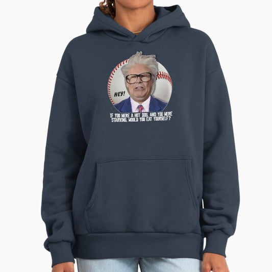 HARRY CARAY -- Hot Dog Hoodie