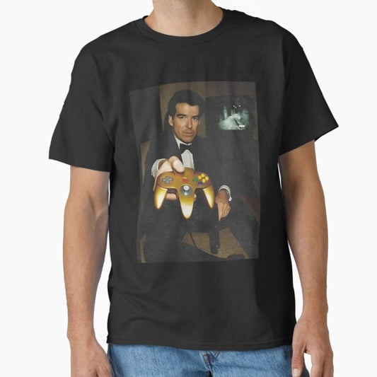 Golden Eye 007 Bond Game 90S Movie T-Shirt
