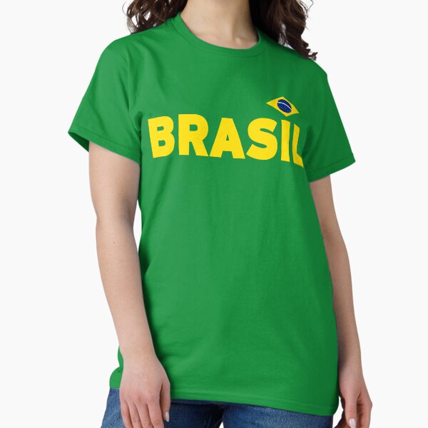 Brazil National Team Brazilian Futbol Soccer Flag T-Shirt
