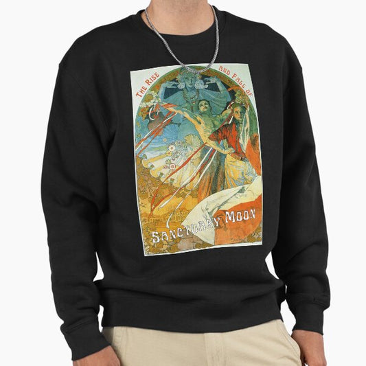 Murderbot Diaries The Rise and Fall of Sanctuary Moon Fan Art Sweatshirt