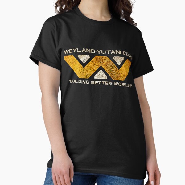 Weyland Yutani Vintage Distressed Print T-Shirt