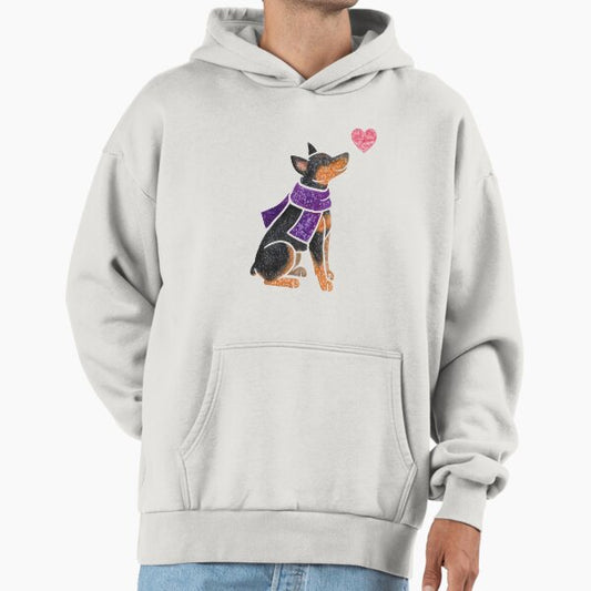 Watercolour Miniature Pinscher Hoodie