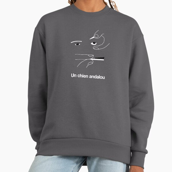Copy of Minimalist movie fan art an Andalusian dog Luis Bunuel Salvador Dali Sweatshirt