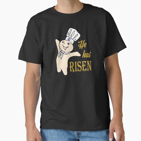 He Has Risen Doughboy Pillsbury Yellow T-Shirt