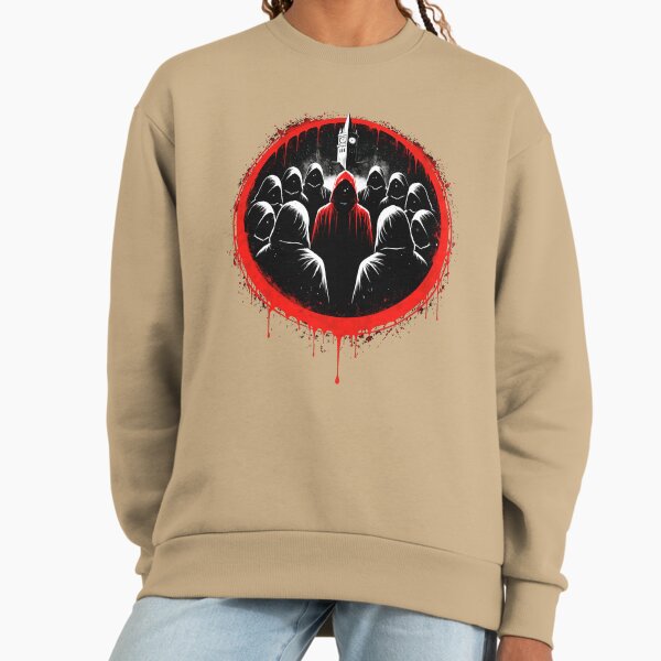 BOTC - A Blood splattered clocktower - The Accusation Circle Sweatshirt