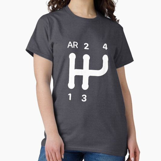 2CV Gear Shift Pattern T-Shirt