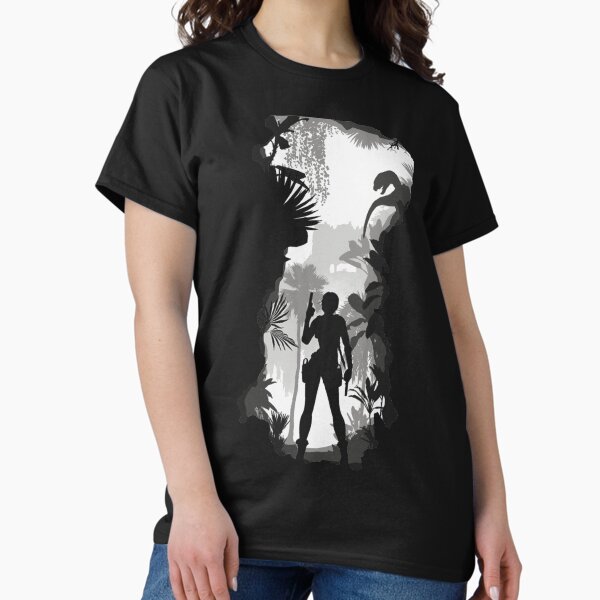 Lara croft in forest *HIGH QUALITY* T-Shirt