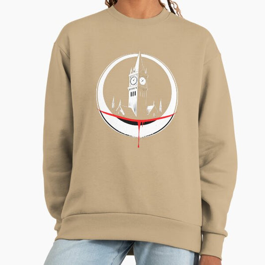 BOTC - A Blood splattered clocktower - The White Tower Seal Sweatshirt