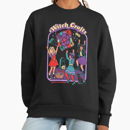 Witch Crafts Steven Rhodes Hobbies And Handicrafts Dark Humor Gift For Men, For Women Sweatshirt