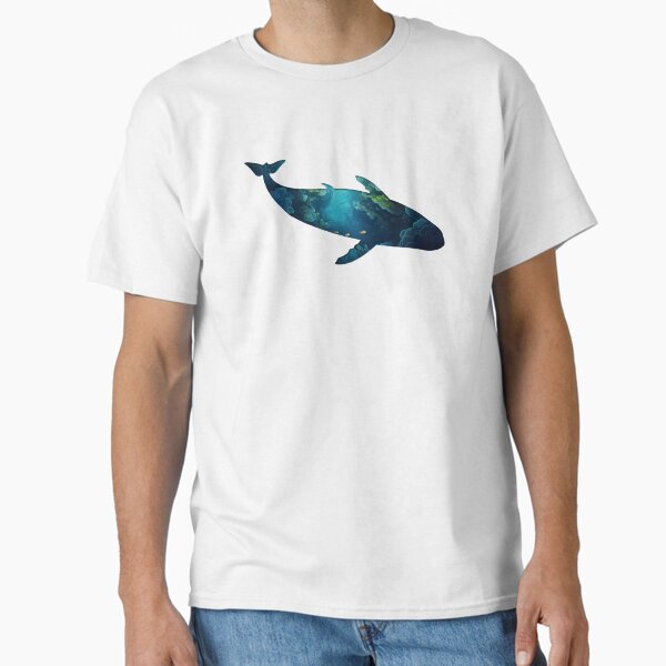 Underwater world in the Whale’s shape T-Shirt